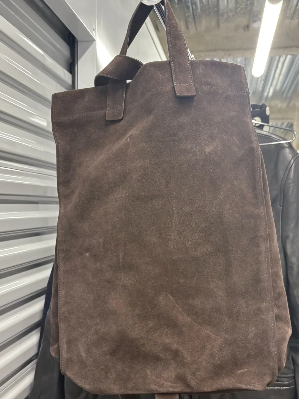 Zara leather backpack